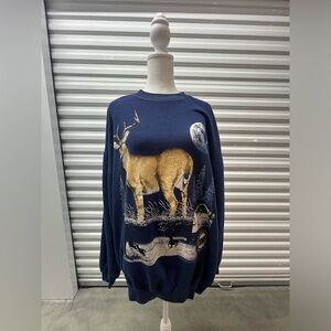 Vintage 90’s National Wildlife Graphic Sweatshirt - 2XL